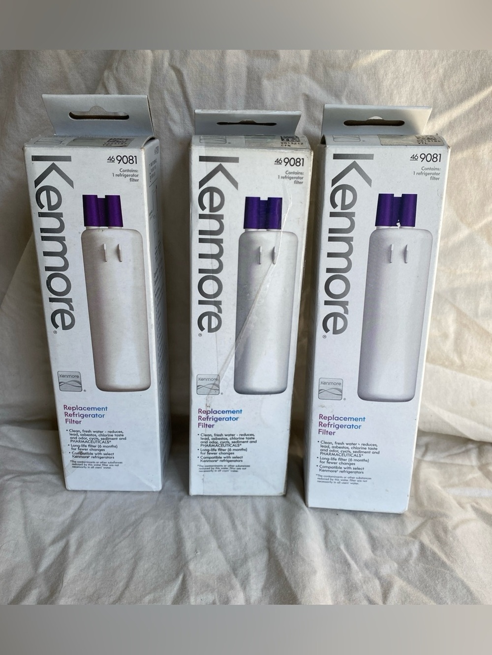 Kenmore 46-9081 Refrigerator Water Filters ~ Lot of 3
